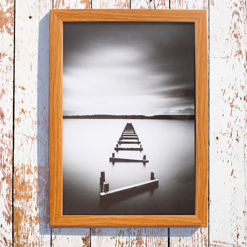 30x40cm Poster Frame Falmouth Brown Wood Effect Photo Frame -  UK